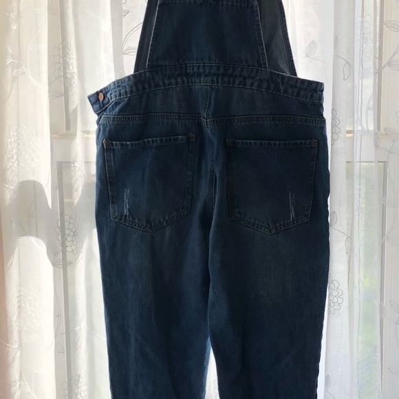 Forever 21 Overall Jeans Size 26 med wash - Picture 4 of 16
